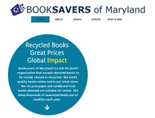 Tablet Screenshot of booksavers.org